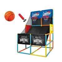 Plegable interior de baloncesto jugador 2 Juego de Arcade máquina de baloncesto para los niños