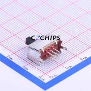 SSSF021500 Slide Switch Through hole Component (THT) Switch Double Pole Double Throw Rectangle Pin Header PC Pin 14.5mm - Product Image 2