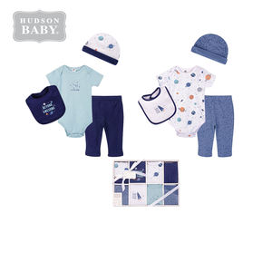 Little Treasure Clothing Geschenkset-8 PK Infant Baby Ganzkörper kleidung Baumwoll stoff Nr. 77014 - Product Image 1