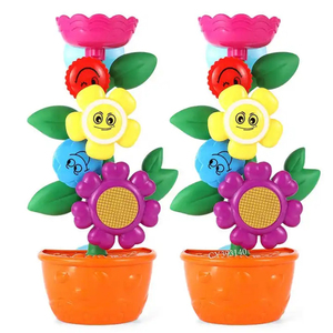 Juguetes de Baño Unisex para Niños de 2 a <span class=keywords><strong>4</strong></span> Años, Flor y Taza con Rociador, Hechos de Plástico y Agua, Regalos para Niños Pequeños y Bebés - Product Image 4