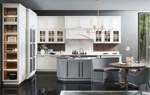 Gabinete de Cocina Modular RTA Moderno Estilo Shaker con Fregadero y Grifo, Madera de Alta Calidad, Color Personalizable, Opción de Despensa - Product Image 4