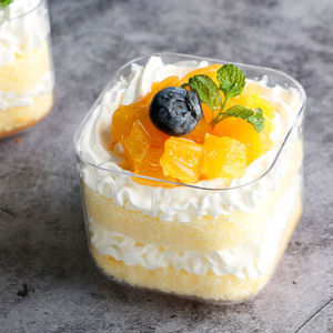 <strong>Square</strong> PS Tiramisu Cake <strong>Dessert</strong> Mousse <strong>Square</strong> Disposable Appetizer Sweets Jelly Cup <strong>Plastic</strong> Container - Product Image 5