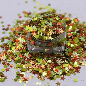 Christmas Metallic Chunky Mixed <strong>Red</strong> White <strong>Glitter</strong> Wholesale for Crafts - Product Image 5