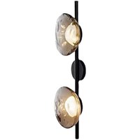 Lampe murale en verre de style nordique postmoderne pour salon, chambre, couloir, hôtel, porche, escalier, modèle design LED pour la maison