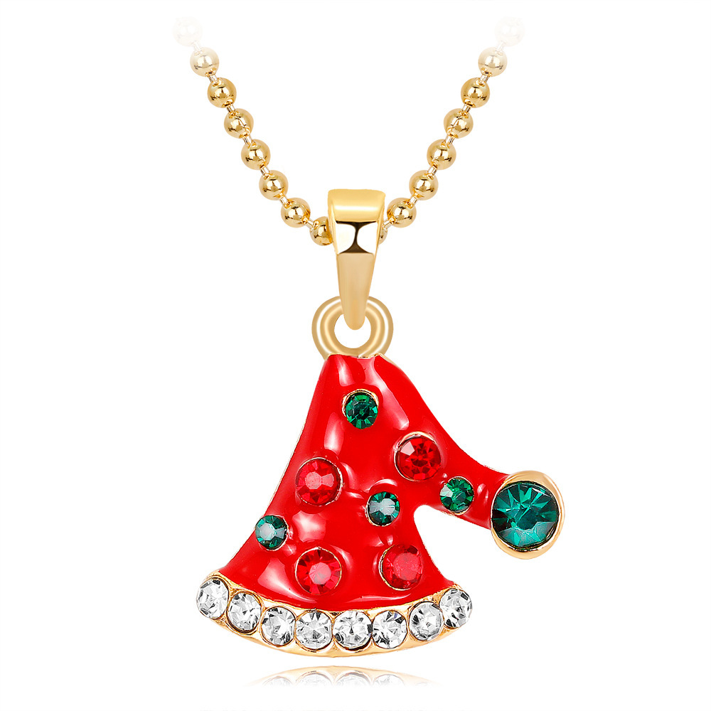 Cute Christmas Necklace For Women – Santa, Snowman, Gingerbread & Bell Pendant Holiday Jewelry