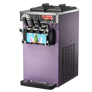 Machine à crème glacée commerciale en acier inoxydable avec système de refroidissement rapide pour la restauration, les cafés et les pâtisseries, pour une utilisation quotidienne - Product Image 4