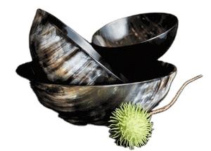 Fabricant bol en corne personnalisé Restaurant hôtel maison utilisé bol rond en corne de fruits naturel poli à vendre - Product Image 2