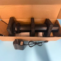 Lampe torche UV rechargeable 150W avec corps en plastique, télécommande, haute puissance lumineuse portable pour les agents de sécurité