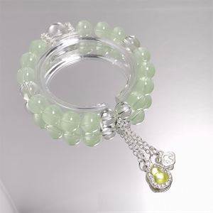 Sweet Jewelry Gourd Charm <b>Bracelet</b> Shiny Crystal Glaze <b>Beaded</b> <b>Bracelet</b> Jewelry Fantasy Popcorn Cracked Crystal Beads <b>Bracelet</b> - Product Image 6