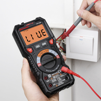 HT118 meteran jepit otomatis 6000 hitungan, Multimeter Digital otomatis AC DC dengan meteran penjepit RMS asli