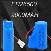 بطارية ليثيوم ER26500 عالية الجودة 3.6 فولت Li-SOCL2 حجم C مع موصل SM XH 51005 غير قابلة لإعادة الشحن للألعاب