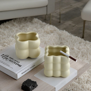 Ingrosso contenitore portacandele in ceramica a bolle <span class=keywords><strong>quadrate</strong></span>, - Product Image 4