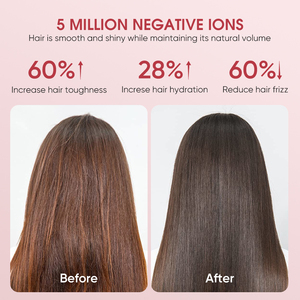 Lisseur professionnel haute vitesse, <span class=keywords><strong>Plancha</strong></span> de Cabello, sèche-cheveux et lisseur ionique 2-en-1 <span class=keywords><strong>pour</strong></span> cheveux humides et secs avec air - Product Image 2