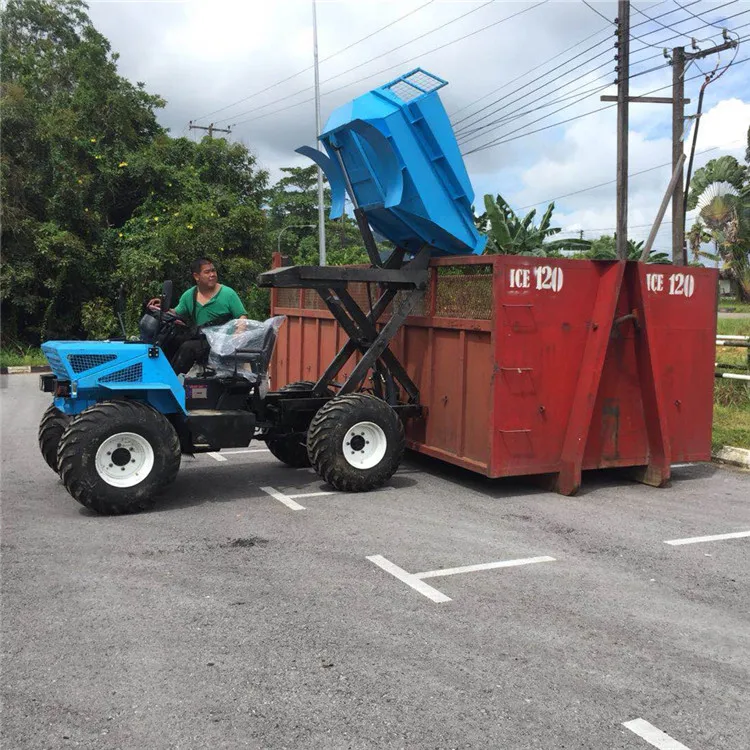 Mini dumper Farm Machinery 4wd palm oil tractor