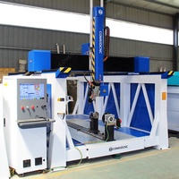Vente d'usine 3D routeur CNC 5 axes pour Sculpture de moulage en bois de mousse de polystyrène Eps