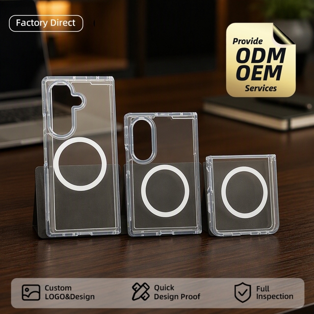 Magnetic clear Fold 8 case Luxury Z Flip 8 case Bulk Custom UV Phone case Manufacturer for Samsung Z Fold 8 Ultra