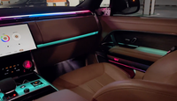 Kit de Luces LED para Automóvil, Estilo Matriz de Puntos Coloridos Symphony, Actualización de Luz Ambiental para Land Rover Range Rover Sport 2023-2025