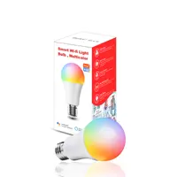スマートLED電球RGBホワイトウォームホワイトE27WIFI APPコントローラー調光可能Alexa互換TuyaスマートライフAPPGoogleアシスタント