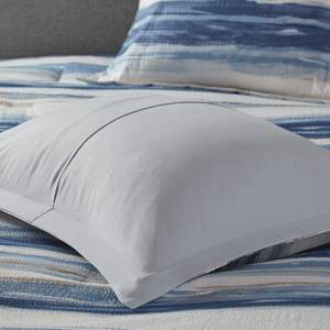 DB Floral Solid Pattern 8-Piece Printed Seersucker <b>Comforter</b> Quilt <b>Set</b> King Size Woven Cotton Silk Filling for Home Wedding Use - Product Image 5