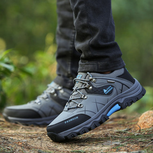 Nuove <span class=keywords><strong>Scarpe</strong></span> da Trekking Autunno-Inverno Keshang per Uomo, Sneakers Casual da Montagna con Suola in Gomma - Product Image 1
