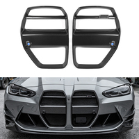 Grilles de ventilation creuses en fibre de carbone sèche pour BMW M3 M4 2020+