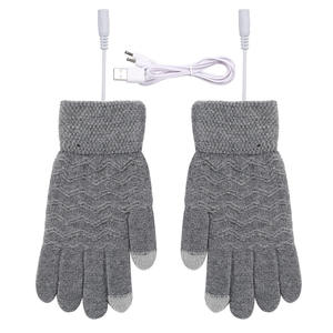 Gants chauffants USB Motif chauffant <span class=keywords><strong>Mitaine</strong></span> à tricoter Gants chauffants Mains complètes Écran tactile <span class=keywords><strong>Ordinateur</strong></span> portable Gants chauds - Product Image 6