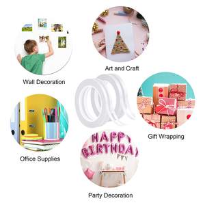 <span class=keywords><strong>Cinta</strong></span> adhesiva de pintura de papel crepé automotriz de 50mm, adhesivo de fusión en caliente activado por agua, detalles de baja adherencia, <span class=keywords><strong>cinta</strong></span> de embalaje de 50mm X 24mm - Product Image 2