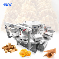 Machine à faire des rouleaux d'œufs commerciaux HNOC, machine à faire des barquillos, machine à faire des cornets de glace au gaz