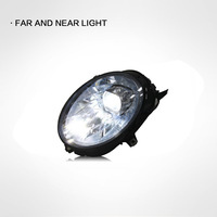 Nouveau phare LED Mini F56 F55 avec feux de jour et clignotants dynamiques, ABS 12V 50W 6000 Lumens