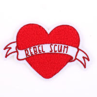 Vente en gros de patchs de logo simples Appliques de broderie personnalisées minimalistes pour vêtements, écharpes et accessoires de coupe