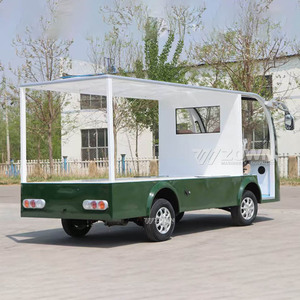 รถเข็นไฟฟ้าประหยัดพลังงานแบบมีห้องคนขับสำหรับขนส่งสินค้าในรีสอร์ท - Product Image 3