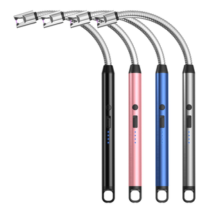 Fashion Windproof Rechargeable USB <b>Electric</b> Multi-Function Arc Lighter Single Plasma <b>BBQ</b> Kitchen Candle Aluminum Metal - Product Image 1