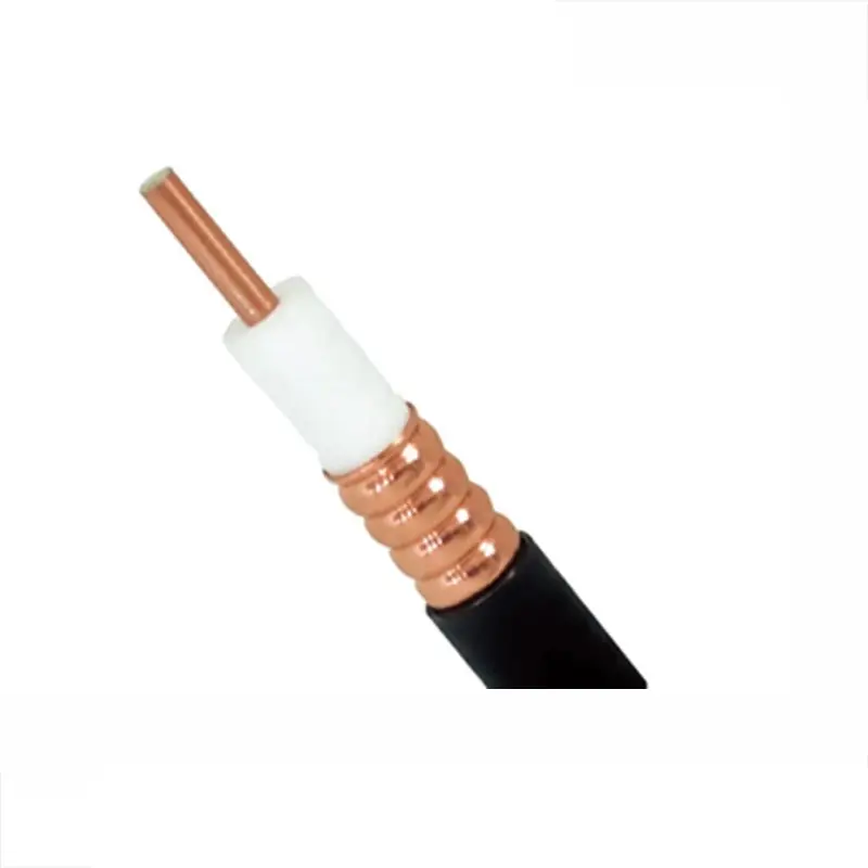 Cabo de alimentador rf 1/2 flexível 1/2 polegadas, cabo de alimentador para helicóptero dielétrico LDF4-50A, espuma de helicómetro, cabo para relaxamento elétrico