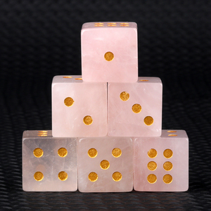 Colgante <span class=keywords><strong>de</strong></span> Cuarzo Rosa <span class=keywords><strong>de</strong></span> 16MM con 6 Caras, Abalorios Coloridos, Adorno, Regalo para Amigos - Product Image 4