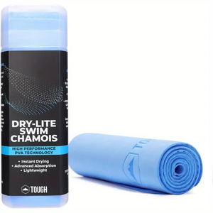 Asciugamano Assorbente in Pelle di Daino per Nuoto, Asciugatura Auto, Immersioni, Sport Acquatici, Spiaggia, Doccia, Piscina, Regalo per Nuotatori - Product Image 3