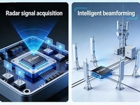 Convertisseur analogique-numérique (CAN) double canal DDR QDR LVDS 16 bits 250 MSPS pour systèmes radar haute vitesse