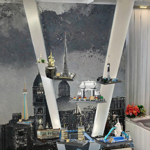 WANGE Blocs de construction en plastique, modèle d'architecture classique, compatibles avec la Tour Eiffel, le Taj Mahal, la Statue de la Liberté, cadeau pour - Product Image 3