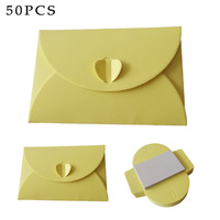 Amour bouton perle rouge papier enveloppe épaissie carte postale enveloppe romantique amour lettre Invitation enveloppe d'affaires