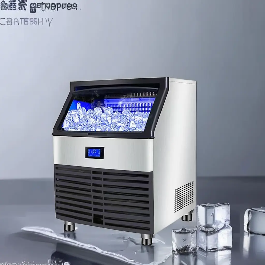 Icemaker Crystal Block Making Clear Maquina De Hielo Seco Nugget Half Cube 1000kg Scale Machine Commercial Ice Maker Machines