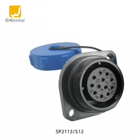 Connecteur d'alimentation circulaire étanche E-Weichat SP21 2/3/4/5/7/9/12 broches IP68 1500V AC