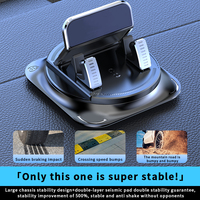 Alta calidad Universal 360 grados giratorio multifuncional soporte teléfono celular coche montaje coche salpicadero coche soporte