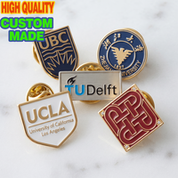 Broches personnalisées en alliage de zinc émaillé : Emblèmes prestigieux d'instituts académiques, badges commémoratifs pour la convocation