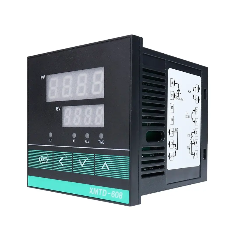 وحدات التحكم في درجة الحرارة VaneAims مع وظيفة الموقت ، تعديل ذكي PID K/J/E/PT100