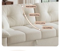 Sofá Cama de Chenilla Prémium Resistente a los Arañazos: Uso Dual Integrado, Plegable y Extensible para Salas de Estar y Estudios Pequeños