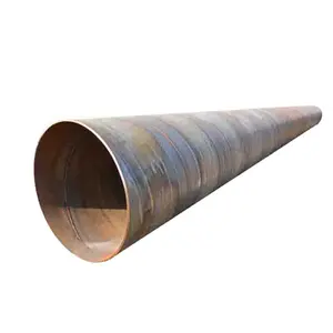 Piles de tuyaux en acier en spirale API 5L X42 X52 X56 X60 X70 SSAW Tuyau en acier soudé en spirale de grand diamètre pour l'eau, l'huile et le gaz