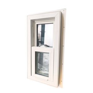 Fenêtre de cuisine de style américain moderne en PVC vinyle, acier inoxydable, à ouverture verticale automatique, simple ou double vitrage trempé - Product Image 4