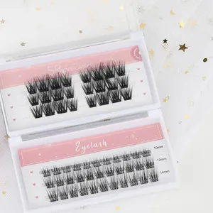 Clusters SP EYELASH Clusters DIY Eyelash 120 Clusters Lashes D Curl Individual Lashes Extensions Wispy Lashes Cluster DIY At Ho