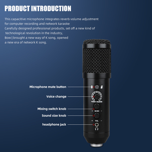 MK-F 700tl điện dung microphone USB ghi âm và giám sát khung thiết lập cho máy chủ nhà phát sóng trực tiếp trò chơi máy tính - Product Image 5