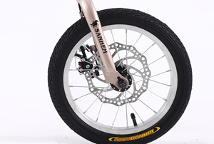 <span class=keywords><strong>Bicicleta</strong></span> de Montaña <span class=keywords><strong>Plegable</strong></span> Motorizada BMX, Chopper Ligera de 14 Pulgadas y 7 Velocidades con Doble Freno de Disco, en Oferta - Product Image 2