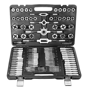 Adjustable Ratchet <strong>Tap</strong> Wrench <strong>Set</strong> for Wire Thread Inserts Pneumatic <strong>Socket</strong> <strong>Tap</strong> <strong>Set</strong> 110-Piece Chuck <strong>Set</strong> Model 5804 - Product Image 1
